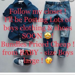 Boys Clothing Baby -Boys size Large